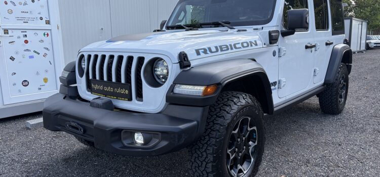 JEEP WRANGLER RUBICON – AN FAB.- 2022 – 2.0 HYBRID – PLUG IN – 380 CP – 83.543 KM – 44.450 EURO – TVA INCLUSA DEDUCTIBILA